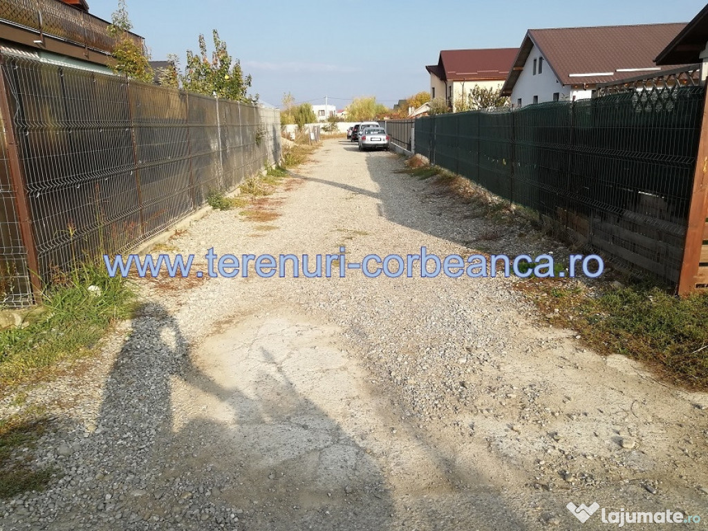 Teren Corbeanca,la asfalt,toate utilitatile, 960mp