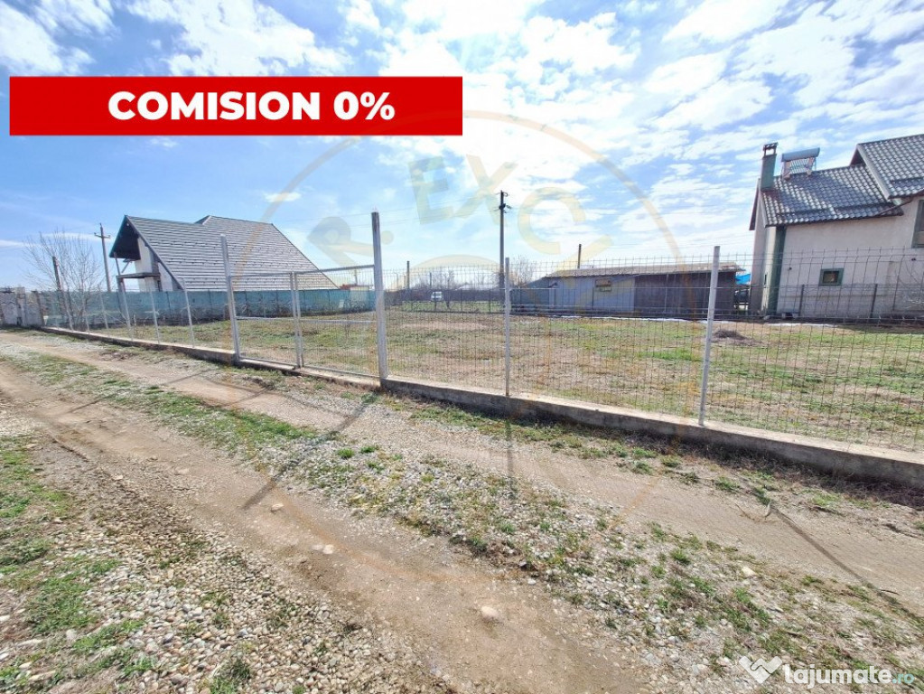 0% Comision-Teren intravilan 600 mp Mosoaia zona Primariei