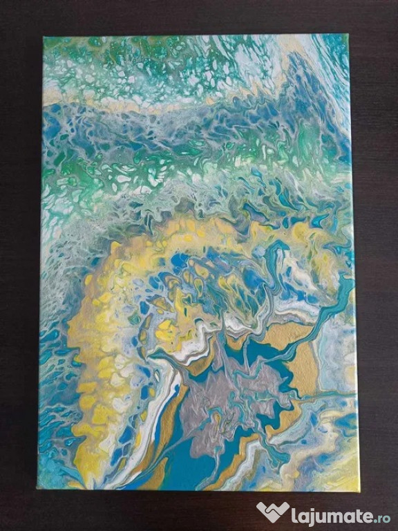 Tablou abstract fluid art 60x50_50x38_la comanda