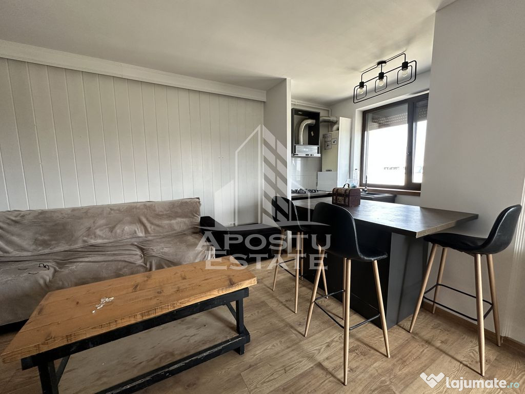 Apartament cu 2 camere mobilat in Giroc la asfalt.
