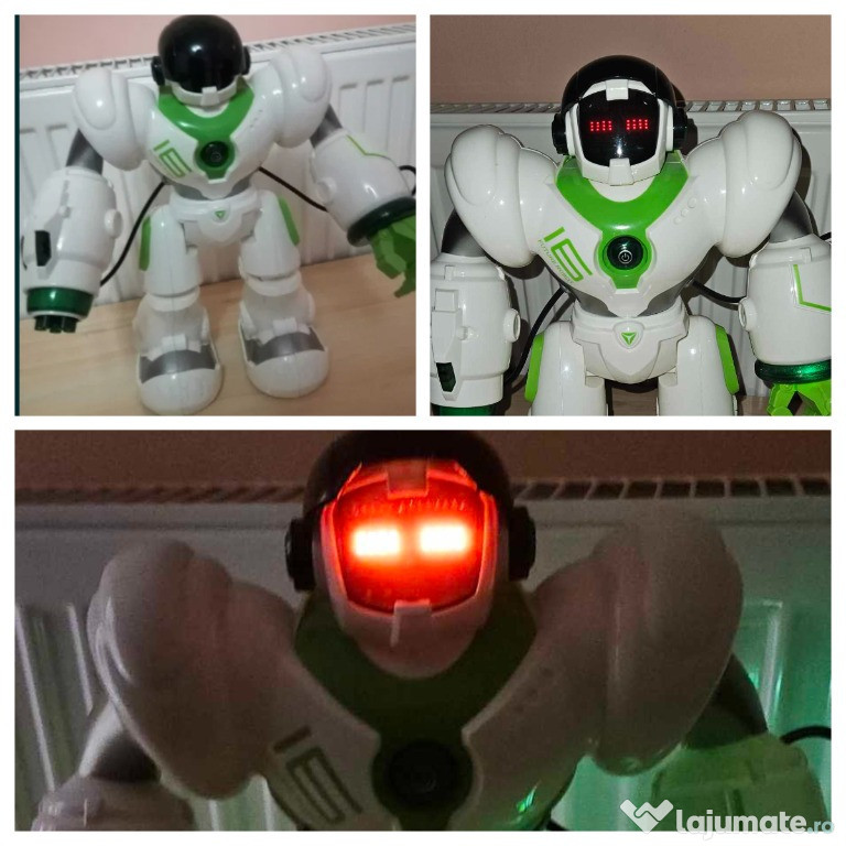Robot programabil cu telecomanda Dans Muzica Lupta Patrulare etc