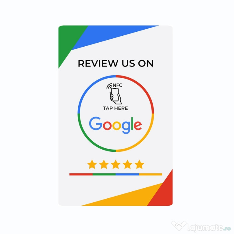 Card NFC recenzii Google - Review us on Google