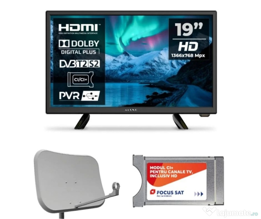 Kit complet Televiziune 12V