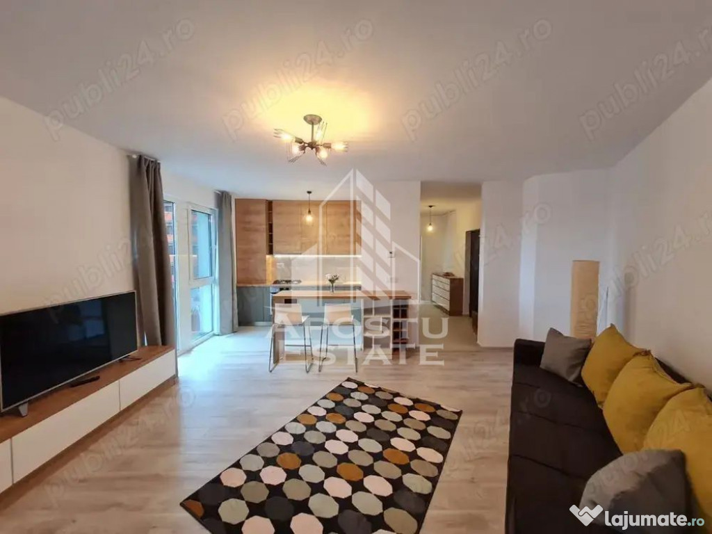 Apartament cu 2 camere, semidecomandat, in Zona Aradului