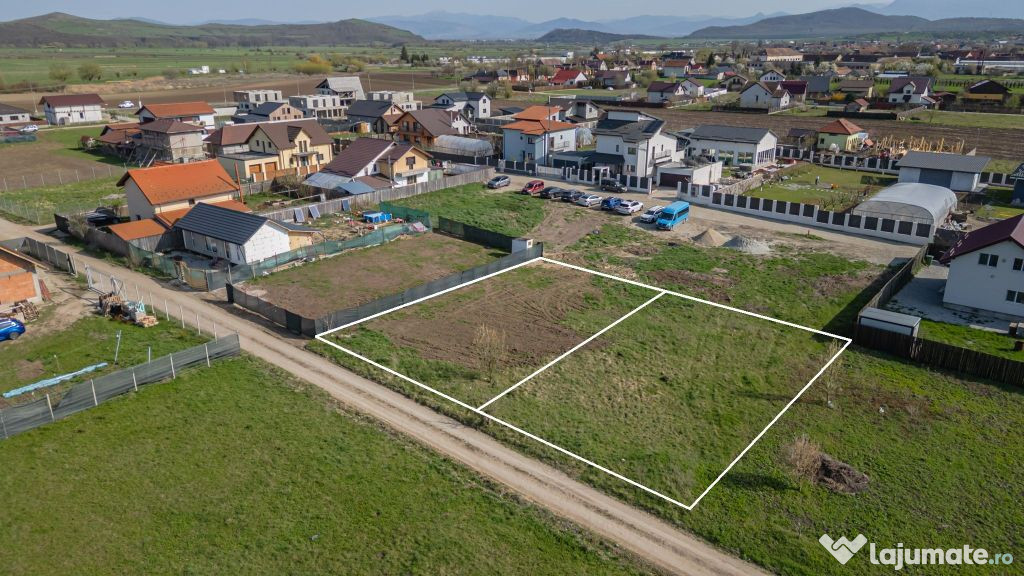 Teren 479 mp pentru construcții locuințe, Bod, utilită...