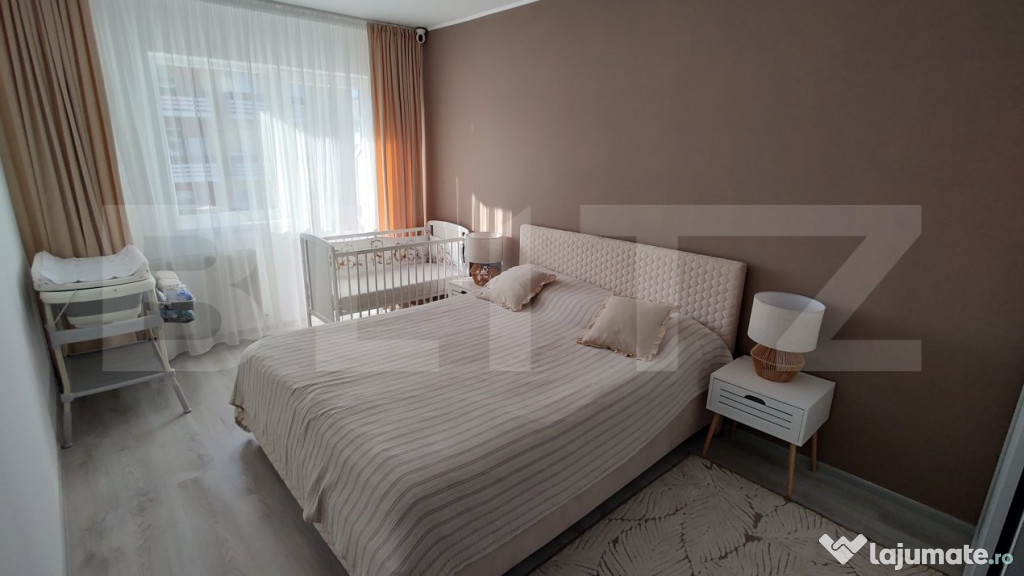 Apartament modern 3 camere ,decomandat, 73mp
