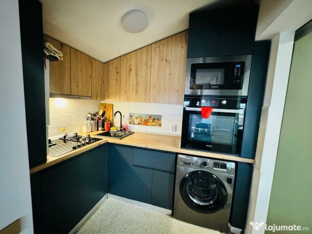 Apartament de 2 camere complet mobilat utilat, centrala p...