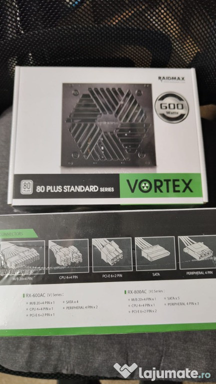 Sursa Raidmax Vortex 80PLUS Standard, 600W