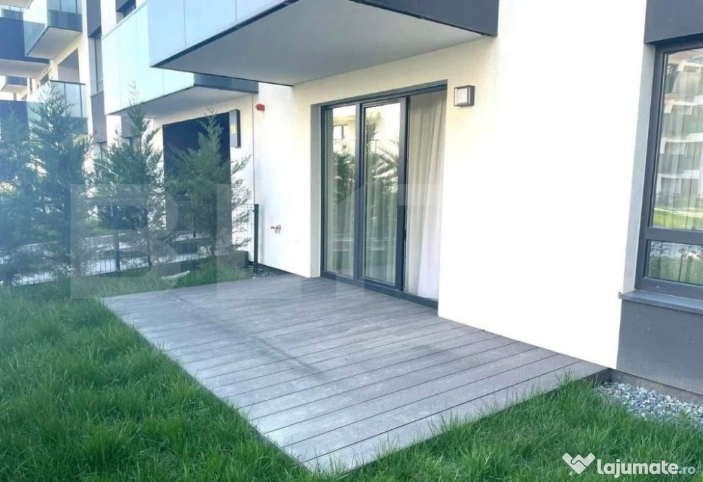 Apartament cu 2 camere finisat, grădina 33 mp, premium, zon