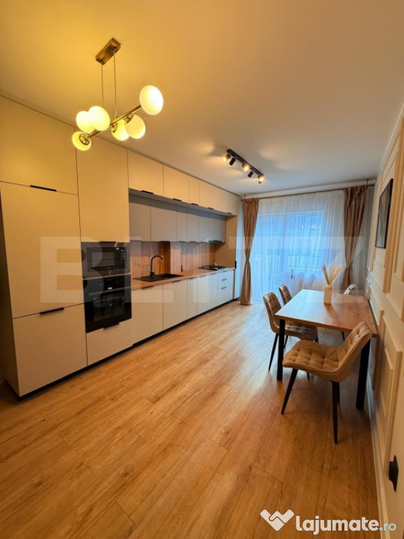 Apartament 2 camere, ultrafinisat si mobilat, etaj intermedi