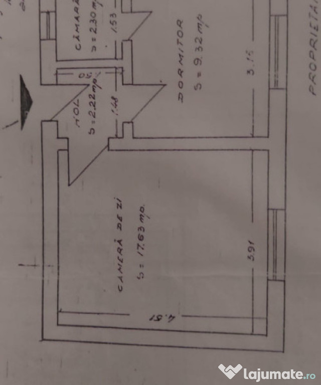 Spațiu de birouri de 36 mp de închiriat – Zona Nufărul,