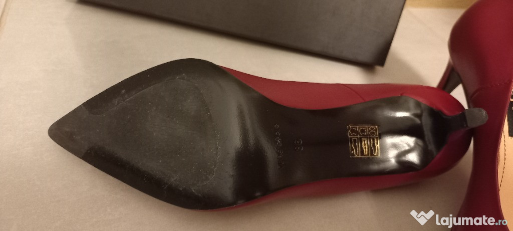 Pantofi Musette stiletto Rosu burgunde mas 37