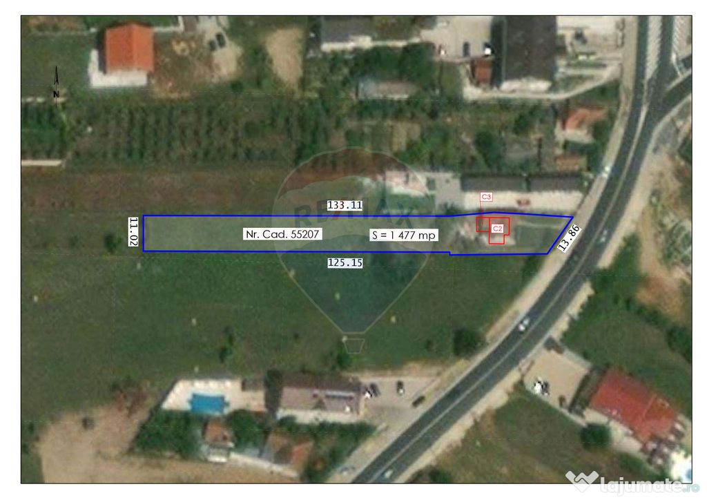 De vânzare teren intravilan 1,477mp Sanmartin, Bulevardu...