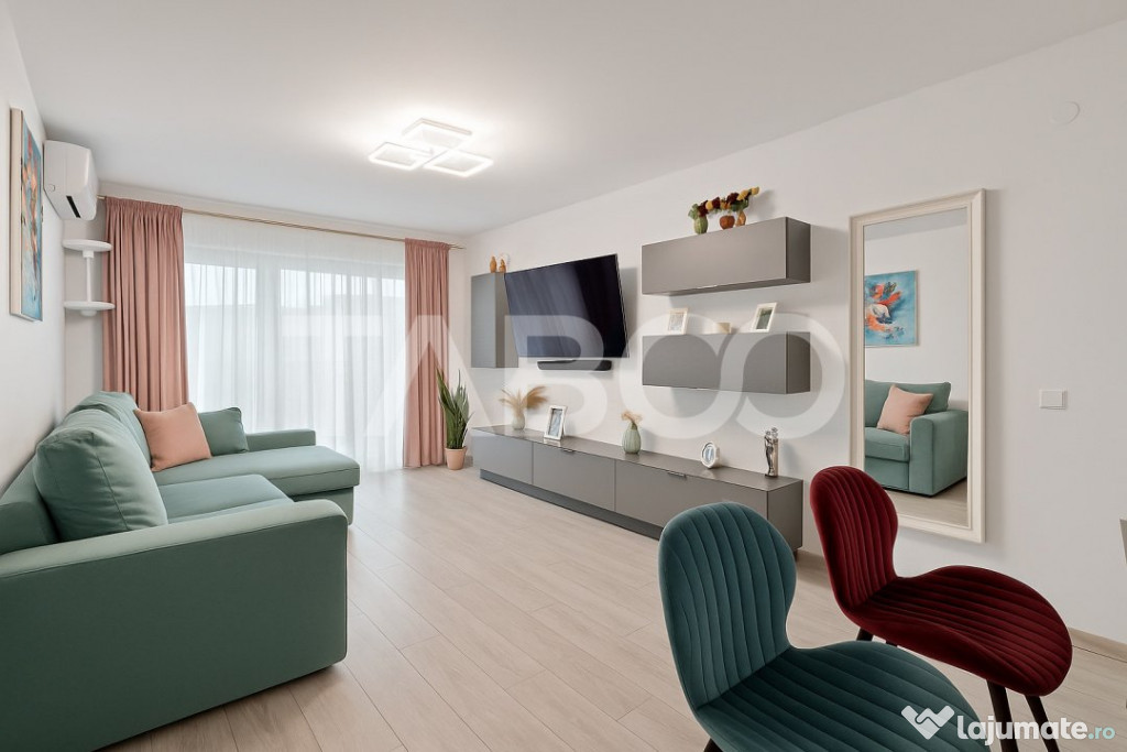 Apartament decomandat de vanzare 3 camere balcon Selimbar Ex