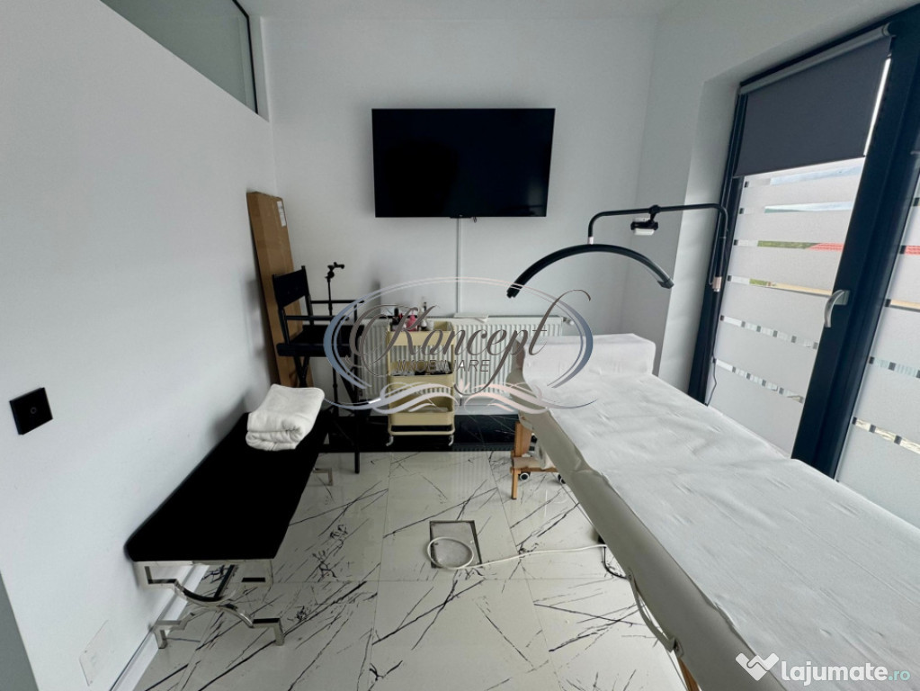 Spatiu comercial pentru servicii beauty, complet utilat, loc