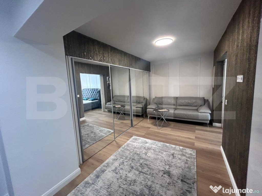 Apartament, de inchiriat, cu 3 camere, 65 mp, zona Bacriz