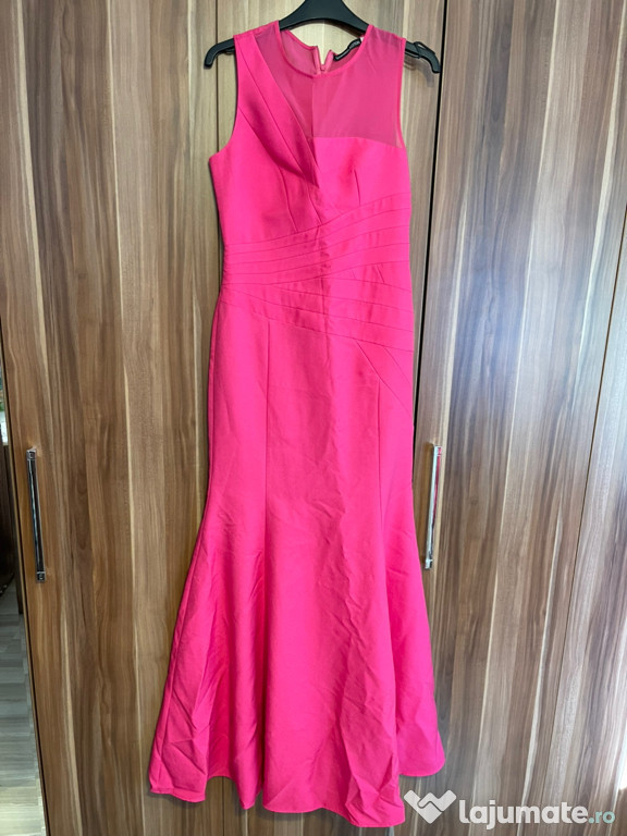 Rochie lunga roz 38