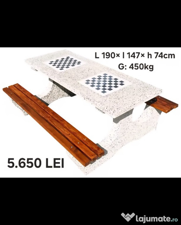 Mobilier urban din marmura