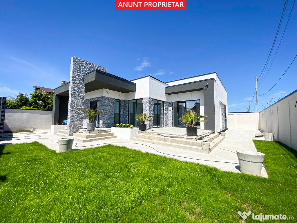Ocazie! Casa la sol Finisaje premium Predare la alb Constructie 2025