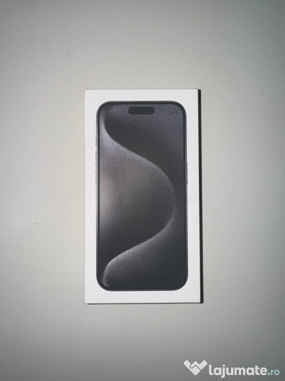 Iphone 15 pro 256gb , Nou , Sigilat , Black Titanium