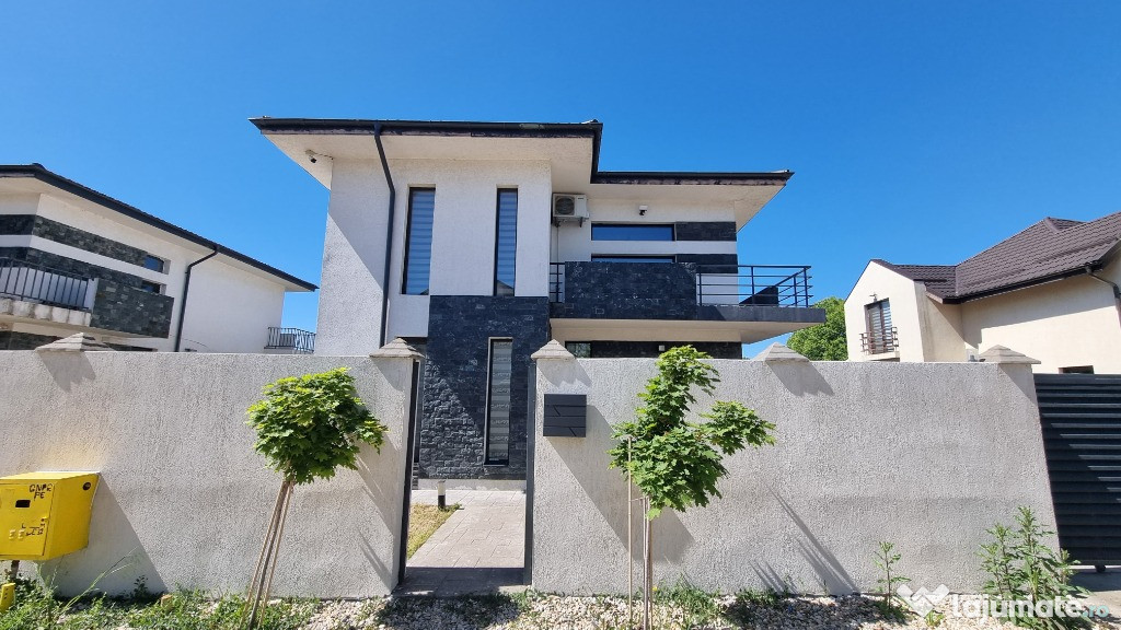 Casa individuala cu piscina - 4 camere 3 bai - 410 mp teren