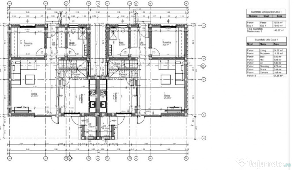 Duplex modern în Ghiroda, 117 mp utili, eficient energetic
