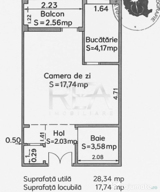 Garsonieră - Basarabia/Diham - 1/8 - decomandat - metrou