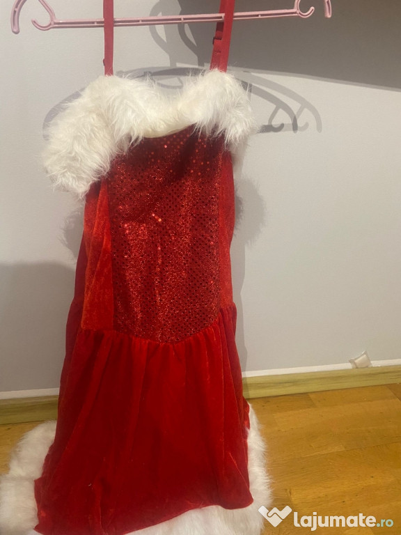 Rochie de craciunita rosie