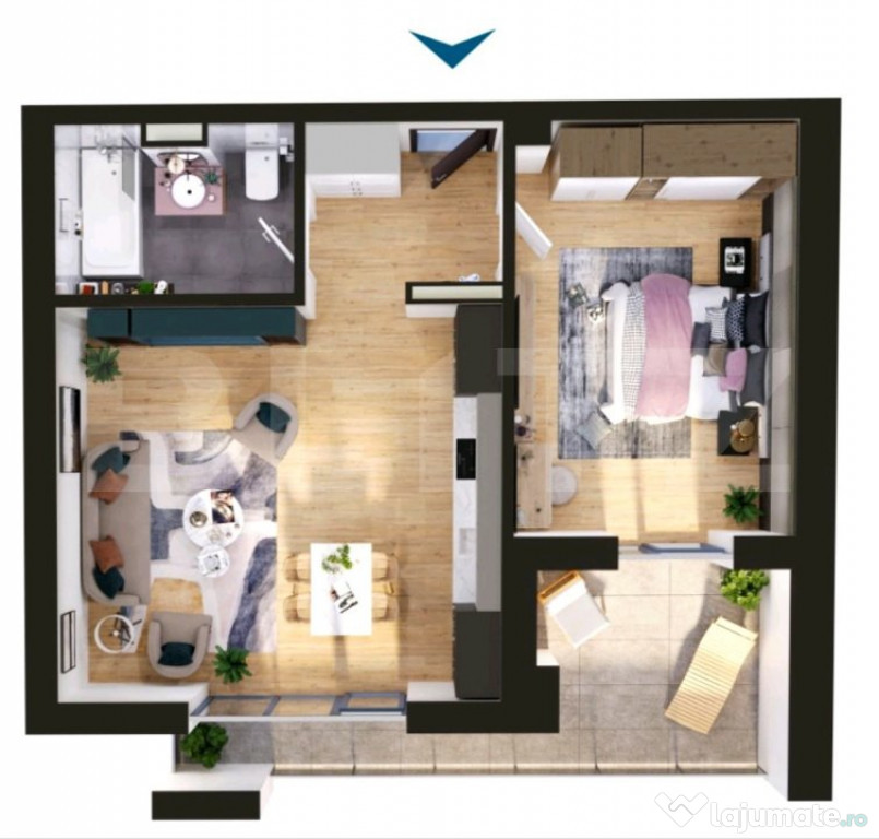 Apartament de vanzare, 2 camere, 54 mp, zona Torontalului