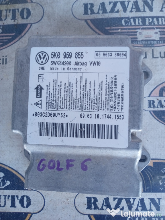 Modul airbag Volkswagen Golf 6