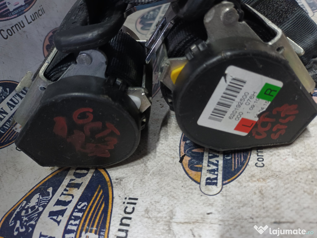 Set centuri spate stanga-dreapta Skoda Octavia 3 2011