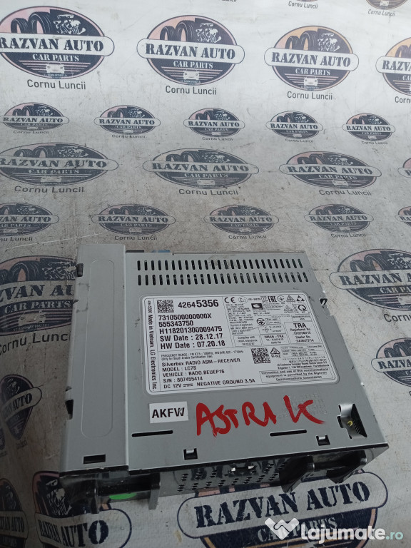 Unitate Multimedia  Opel Astra K 2018