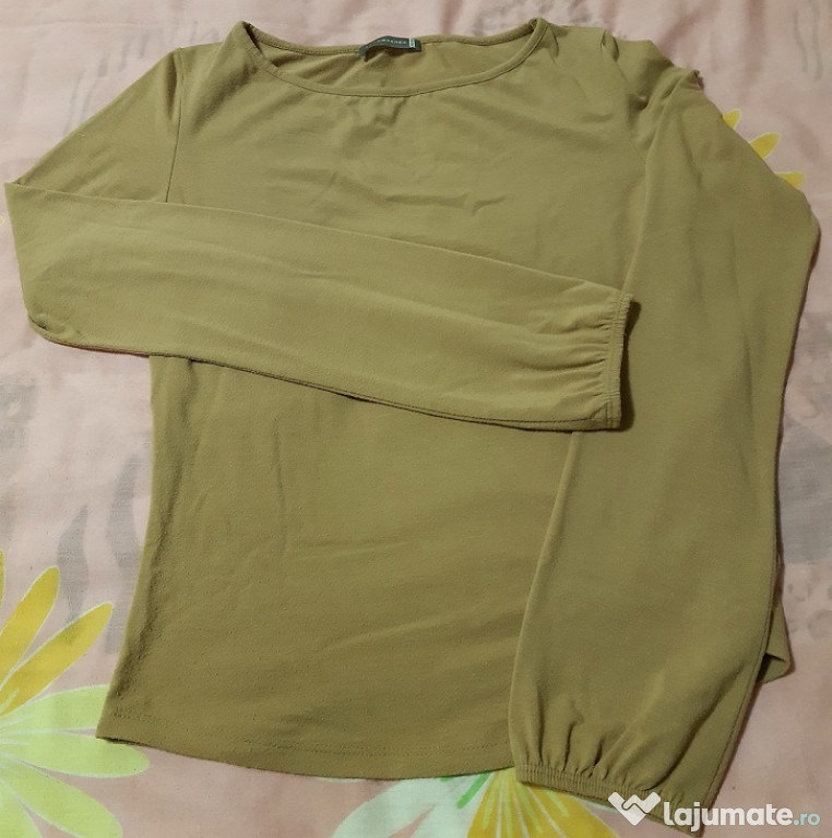 Bluza dama crem - S si vernil - M