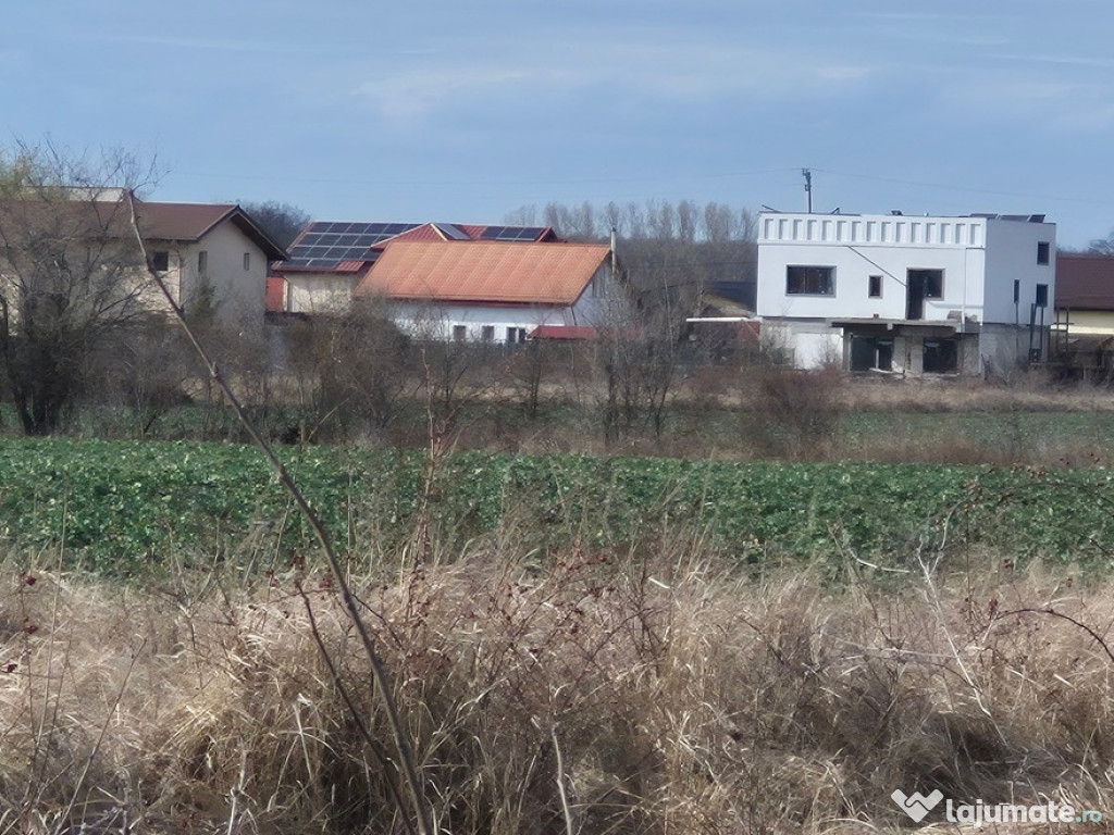 Teren cu gaz si electric la hotar,langa padure,22500 euro