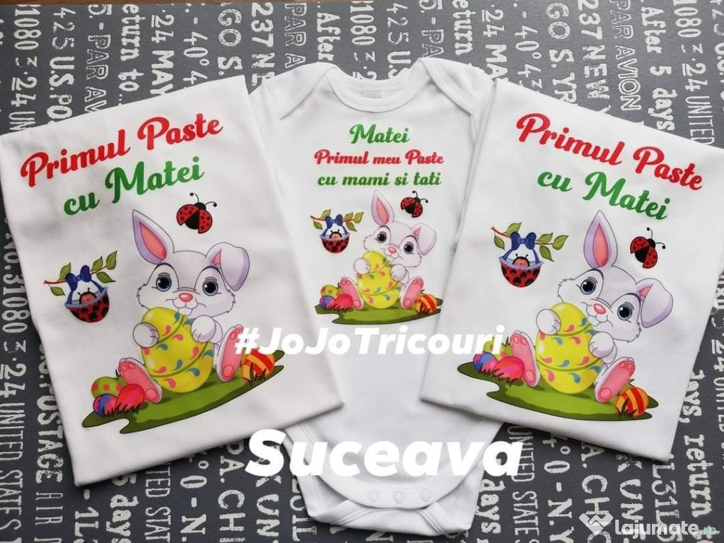Tricouri personalizate model PASTE