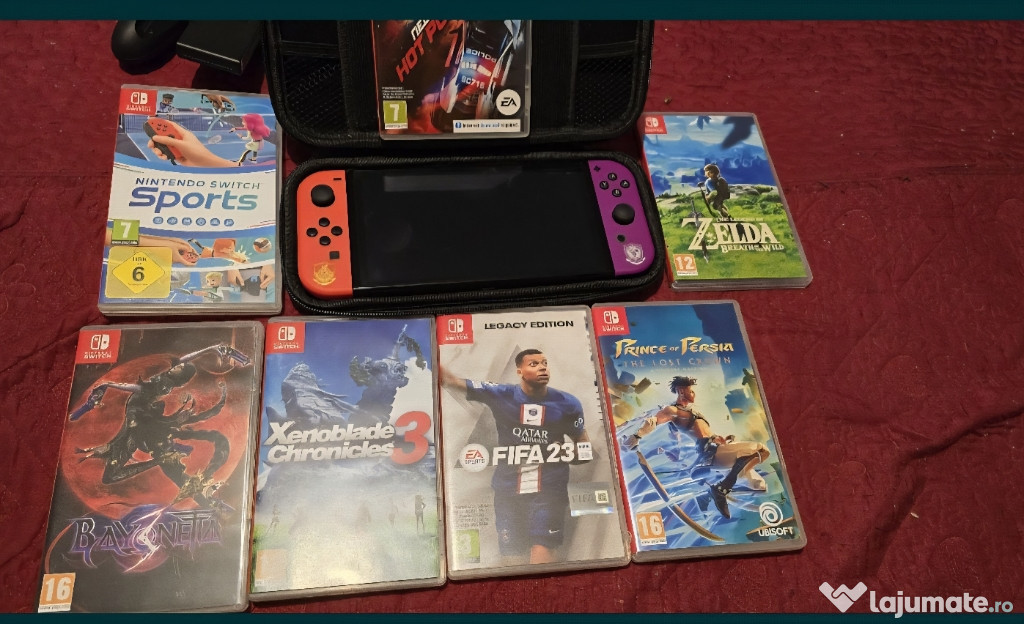 Vând nintendo switch oled