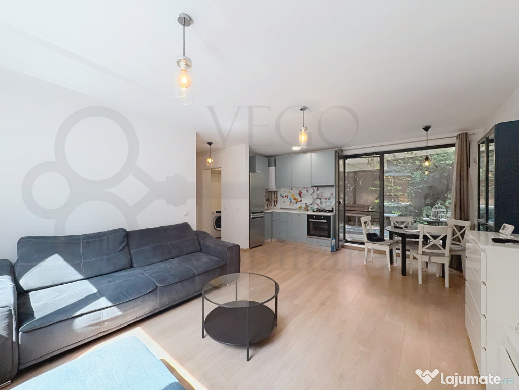 Apartament 2 camere, gradina 110 mp, parcare, in Grigorescu