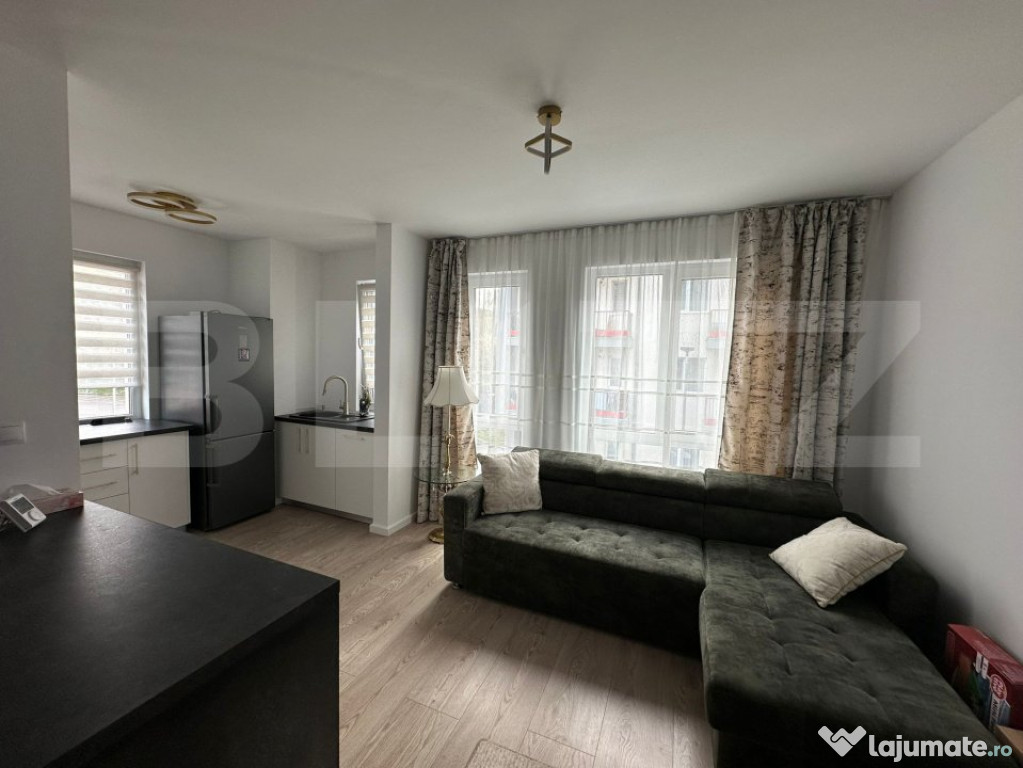 Apartament mobilat si utilat, lift, incalzire in pardoseala,