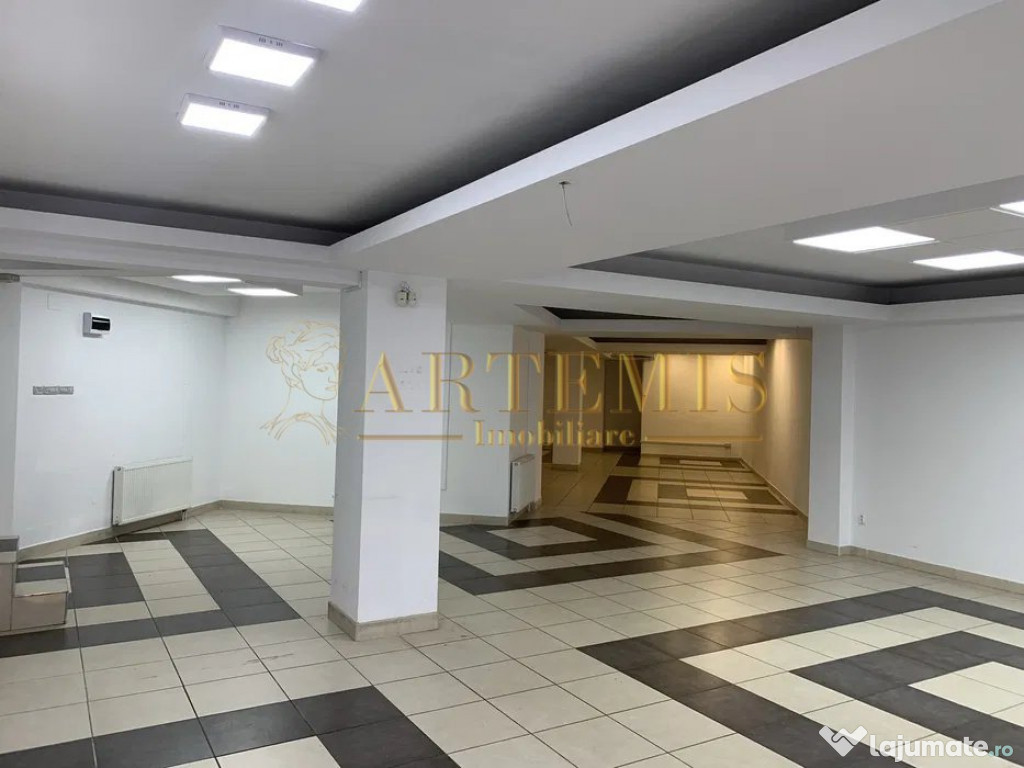Spatiu comercial, open space, 166mp, vitrina generoasa, cart