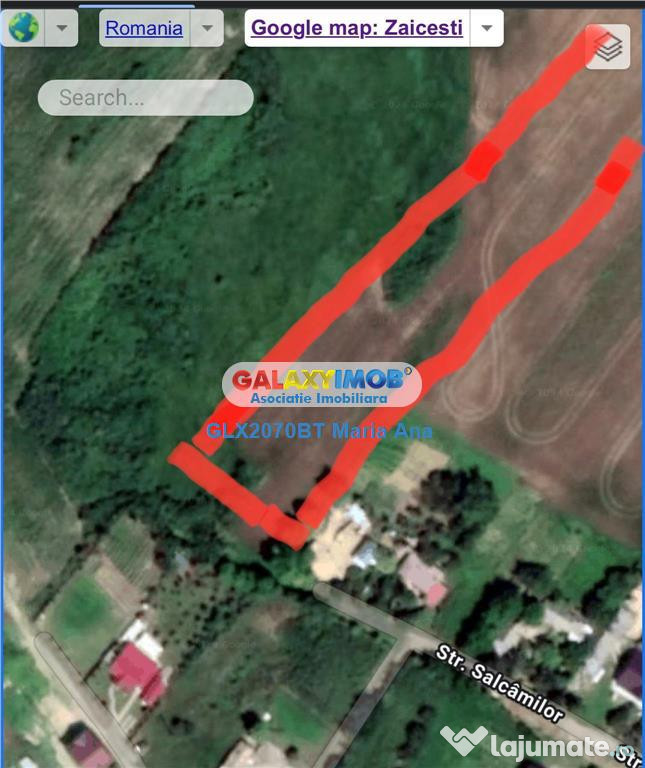 Teren Zaicesti, 6800 mp.!
