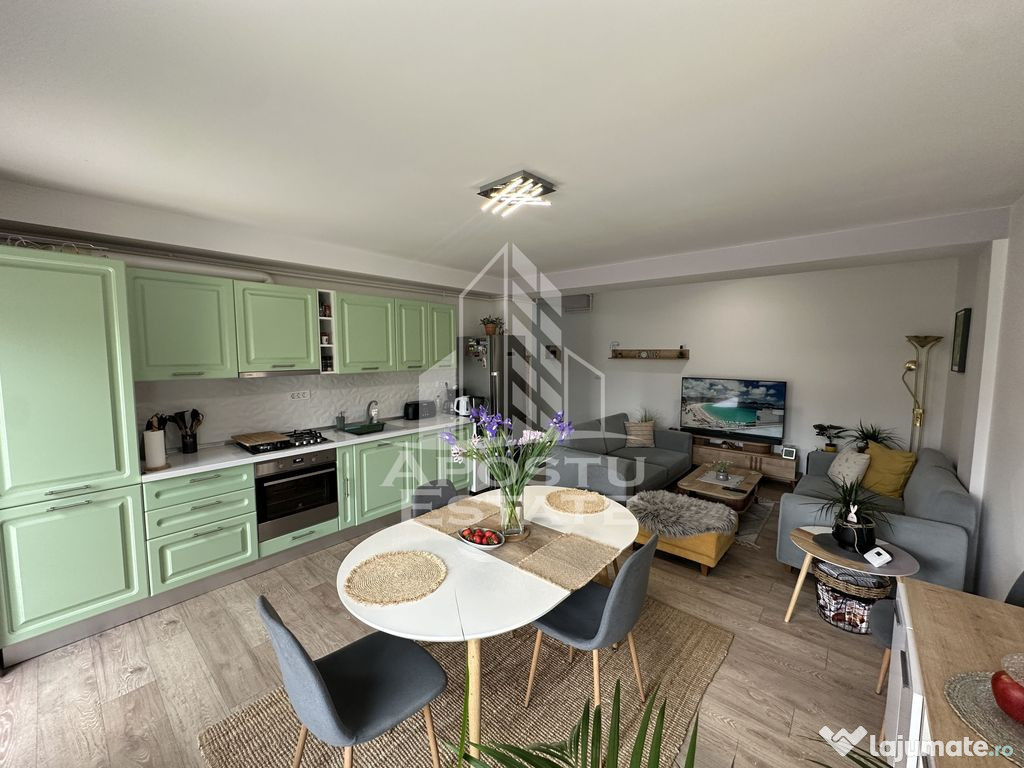 Apartament cu 3 camere mobilat, cu gradina proprie de 70 ...