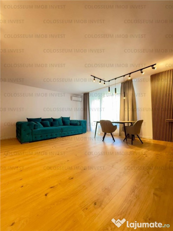 Apartament 3 camere,2 bai+curte 70 mp-zona Tractorul