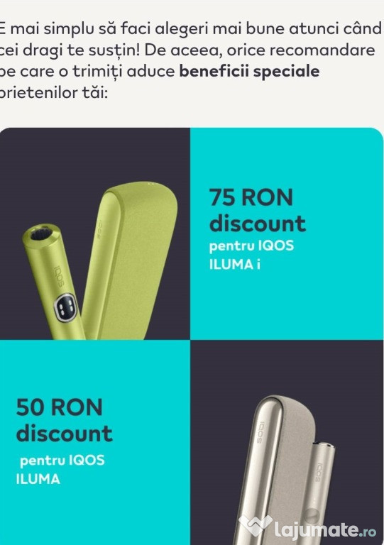Aparat iqos , recomandare