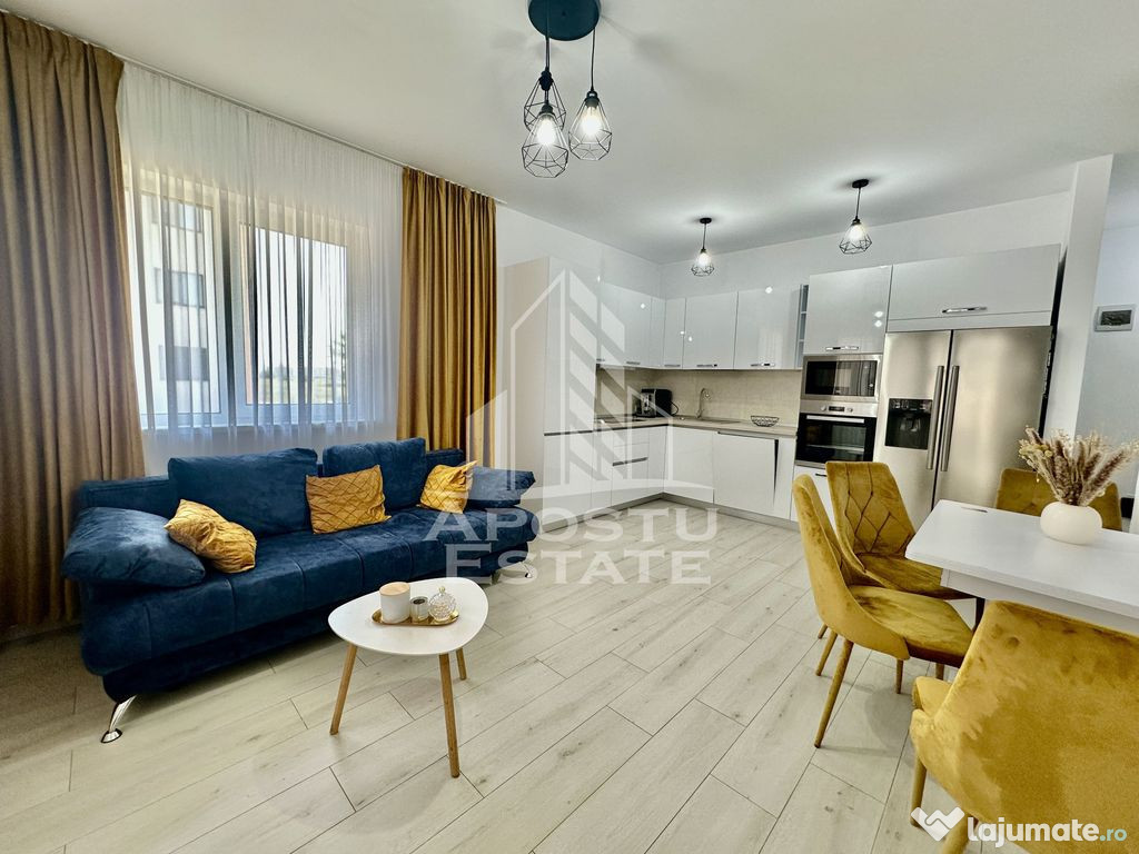 Apartament cu 3 camere, pod propriu, mobilat, zona Giroc