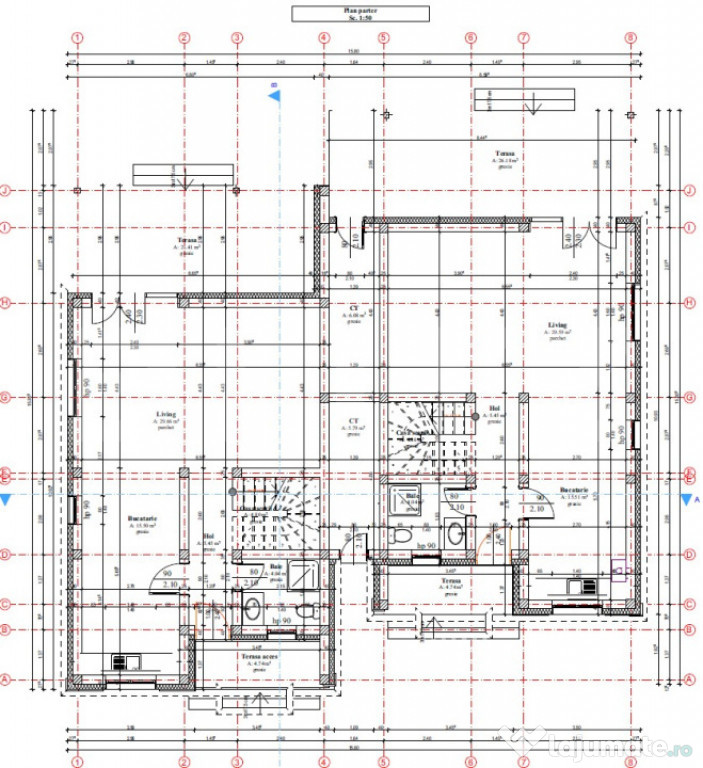 Duplex – 4 camere, despartit prin CTh, Mosnita Noua