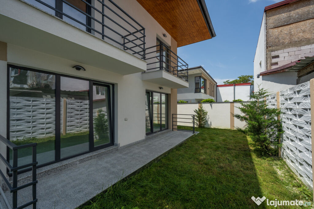 Duplex nou 3 dormitoare, finisaje premium, curte 164 mp,