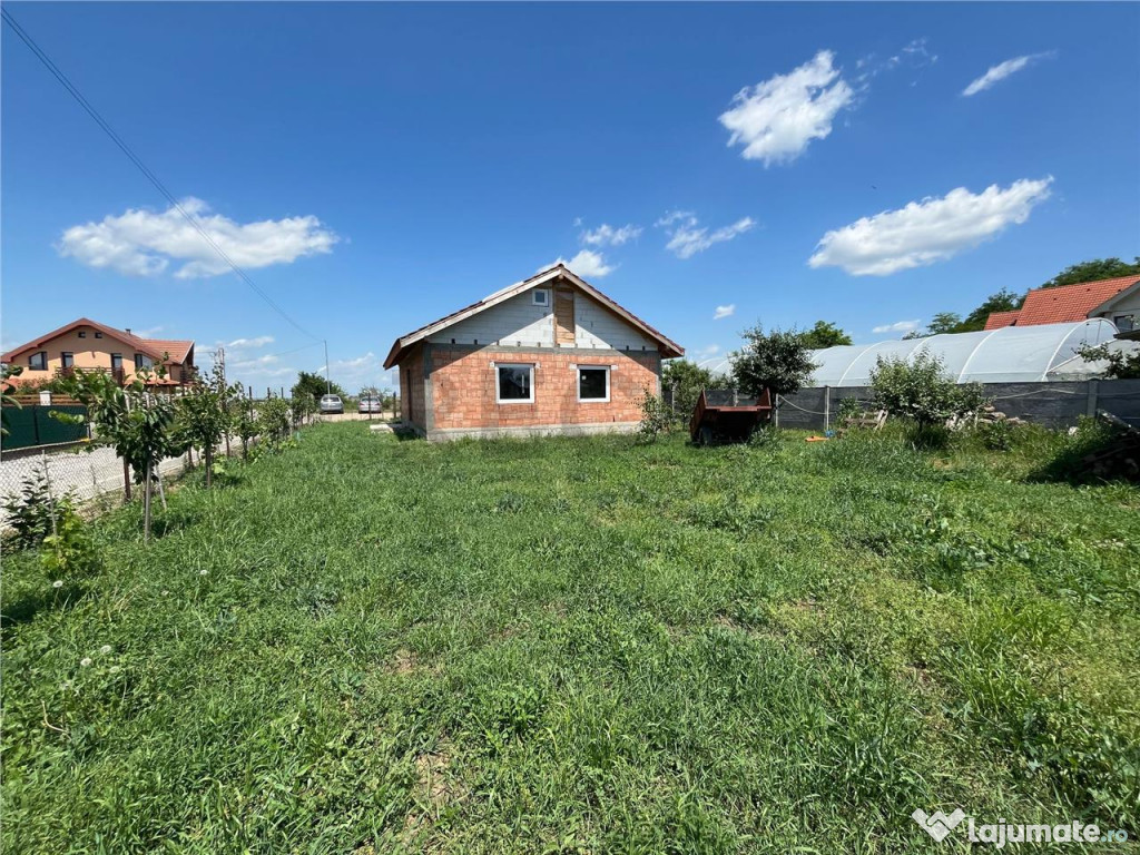 RECO Casa la rosu, la iesire din Les, langa padure