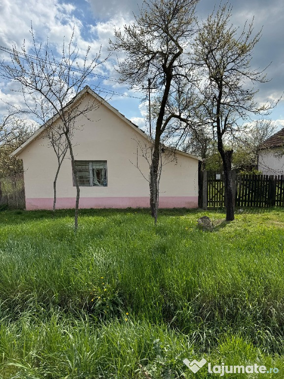 Teren 1500 MP intravilan cu casa batraneasca in vatra satului Dragsina