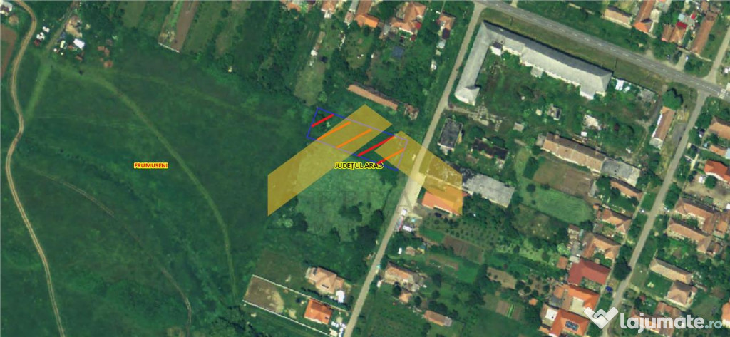 Teren intravilan de Frumuseni