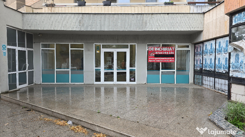 Inchiriez spatiu comercial in Deva, zona Bld. Decebal, 128 mp
